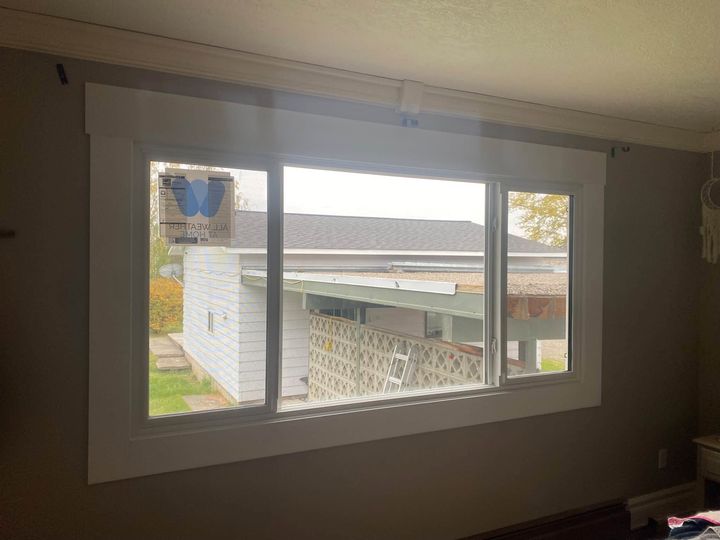 New wide window in the living room